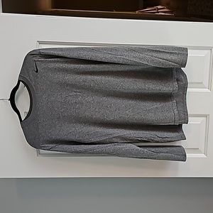 Nike LS Drifit Tee Graphite Grey